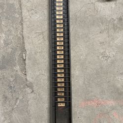 Vintage Simplex Time Recorder Company Time Card Rack