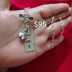 925 Sterling Silver Necklaces /Collares De Plata 925