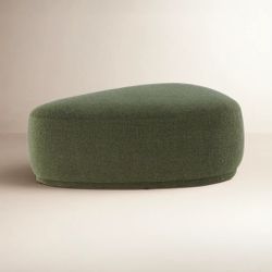 Adna 44'' Triangular Upholstered Ottoman