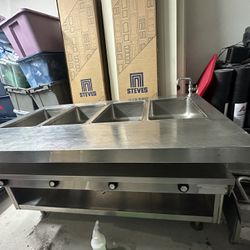 Mesa De Vapor Comercial De De Acero Inoxidable  Eléctrica 