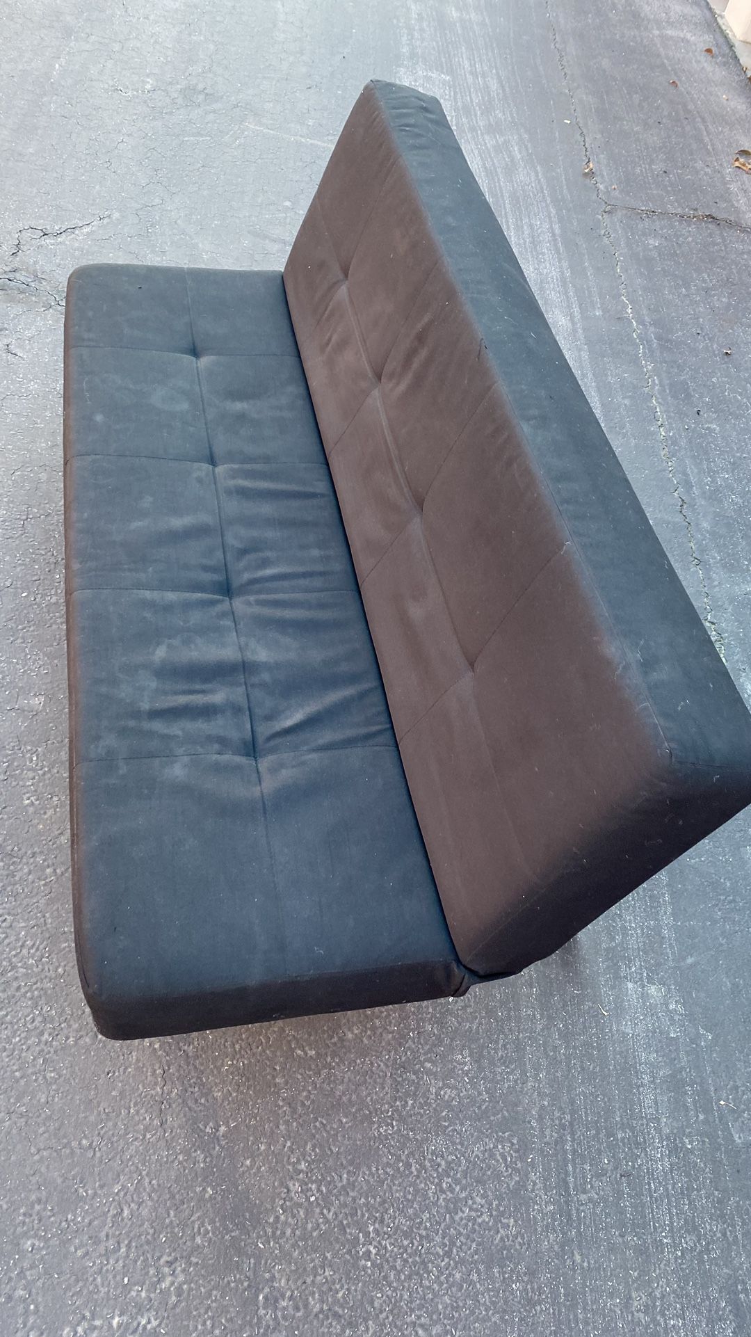 Black Futon Couch Sofa Pull Out