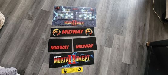 Mortal Kombat 2 Arcade Control Art Set, Marque Amd Instruction