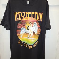 LED ZEPPELIN U.S TOUR 1975 T Shirt