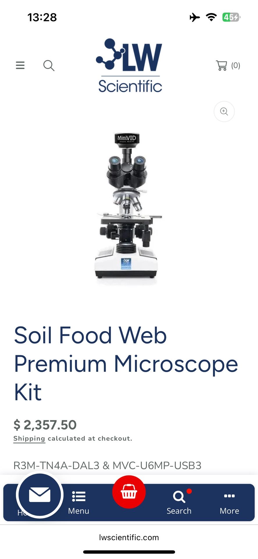 🌱 LW Scientific Soil Food Web Premium Microscope Kit – Like New, Professional Setup