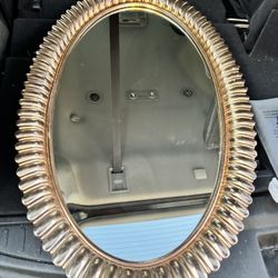Vintage Gold Framed Mirror 