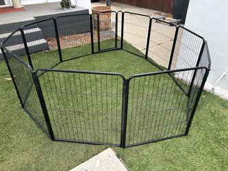 Dog puppy playpen 11 panel cage pen and 30” Precision crate
