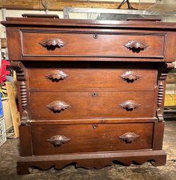 Antique Victorian Chest (ready  for restoration)