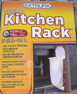 Hide-a-way Kitchen Garbage Rack