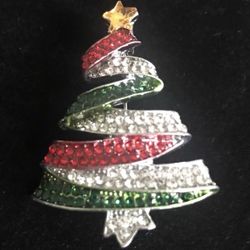 Christmas Tree Brooch 