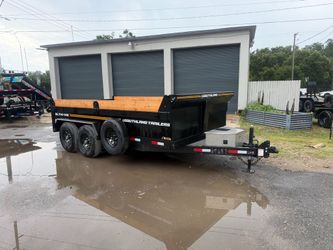 Southland 7 x 14 Low Side Dump Trailer 14k