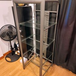 Glass And Metal Shelve 