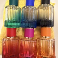 Refillable Perfume Cologne Glass Bottles All 6 For $10