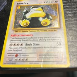 Snorlax Card