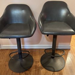 2 Grey Barstools