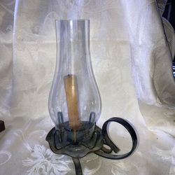 Antique Finger Hold Candlestick 