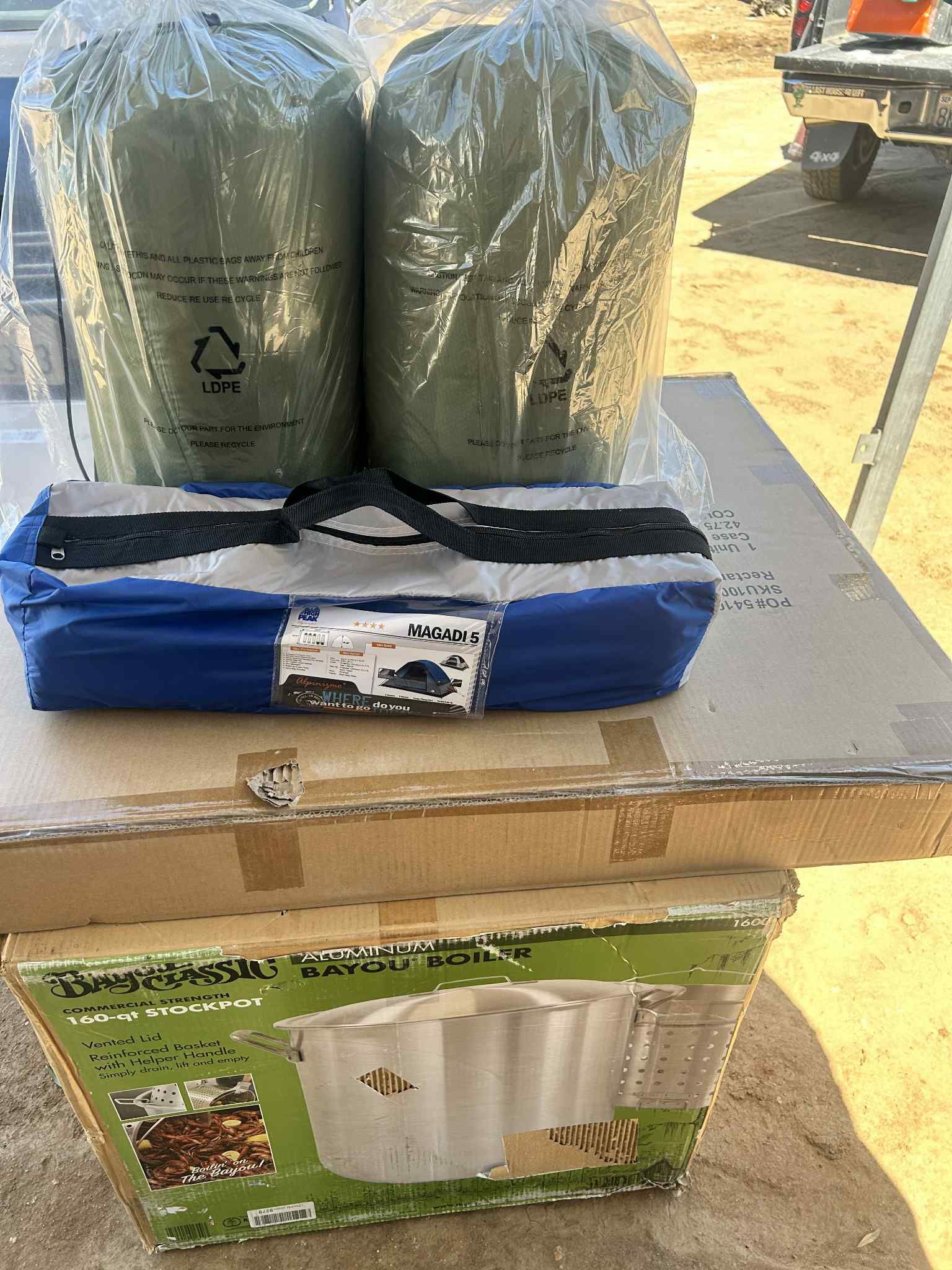 Tent And Two Sleeping Bags