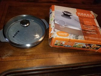 MAKER Homeware Round Steam Grill Pan