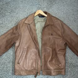 Vintage Polo Ralph Lauren Leather Jacket 