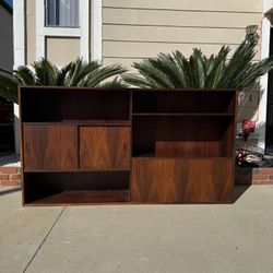 mid century rosewood hutch