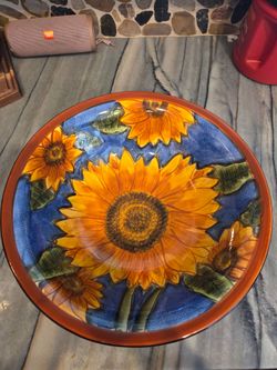 Sunflower Ceramic Bowl