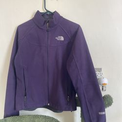 Purple Northface Fleece Zip Up