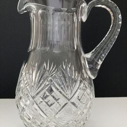 Barski 8.5" Tall Water Beverage Crystal Pitcher - Poland