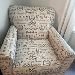 Sofa Chair and Ottoman 