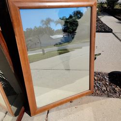 Solid Wood Mirror