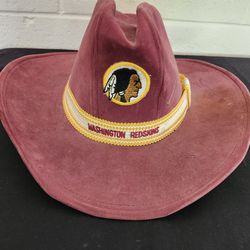 Redskins Suade Hat ( Vintage)