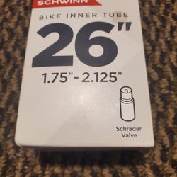 Brand New Schwinn Bike Inner Tube 26"