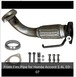 Front Flex Pipe for Honda Accord 2.4L 03-07