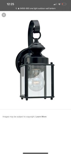 (2) Outdoor wall lantern