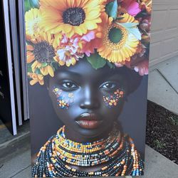 Nubian Queen Canvas Art