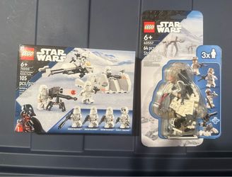 Lego high defense and snow trooper battle packs