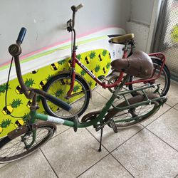 Vintage 1970’s Folding Italian Bikes