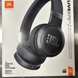 JBL Live675 Wireless Noise canceling Headphone Bluetooth New