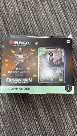 MTG Duskmourn Miracle Worker Commander Deck