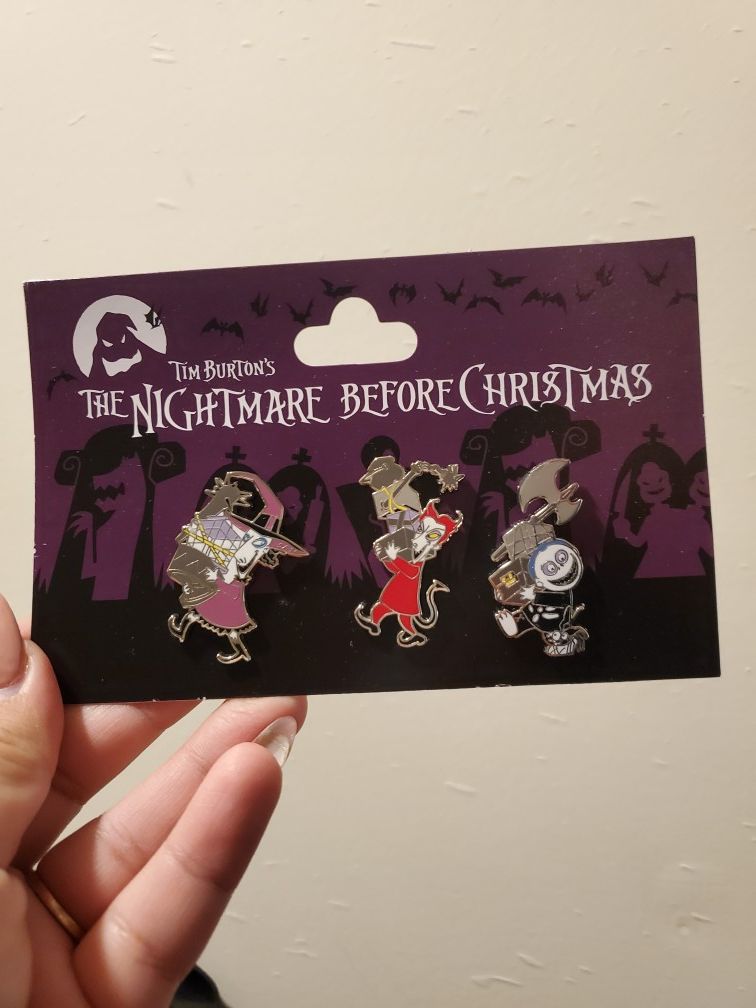 Nightmare before Christmas pin set