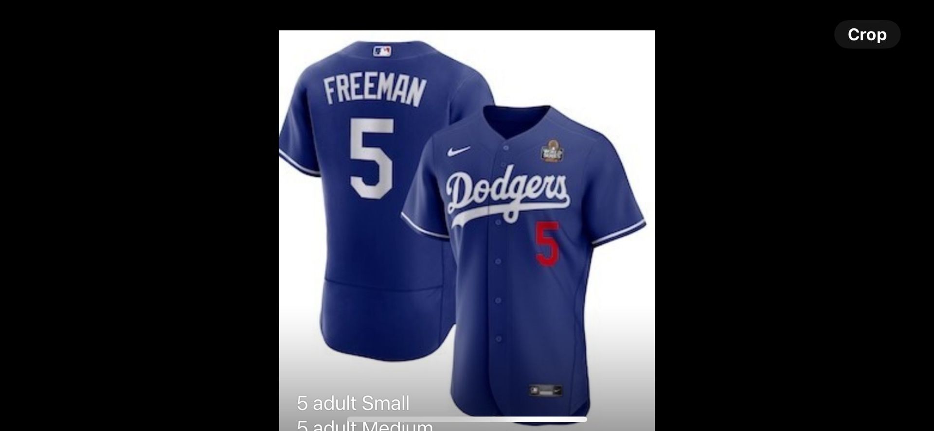 Freddy Freeman Dodgers Jersey- Blue