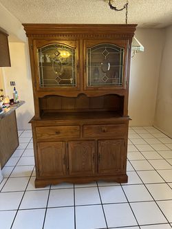 Oak China Cabinet