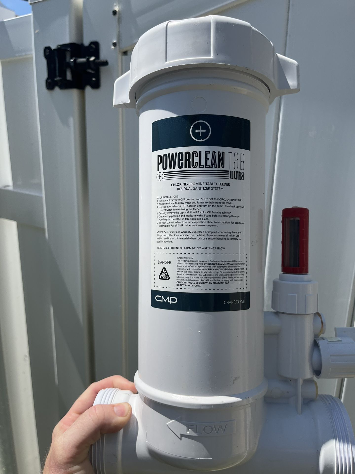 Power Clean Chlorine Tab Feeder