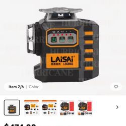 Output 3x360°laser lines