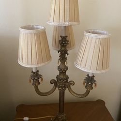 (2) 3-Arm Table Lamps 