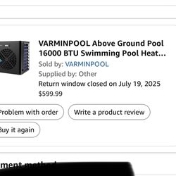 Above Ground Pool Heater