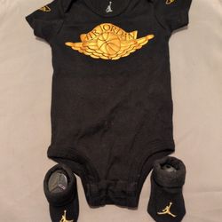 Baby Air Jordan  Basketball Bodysuit 