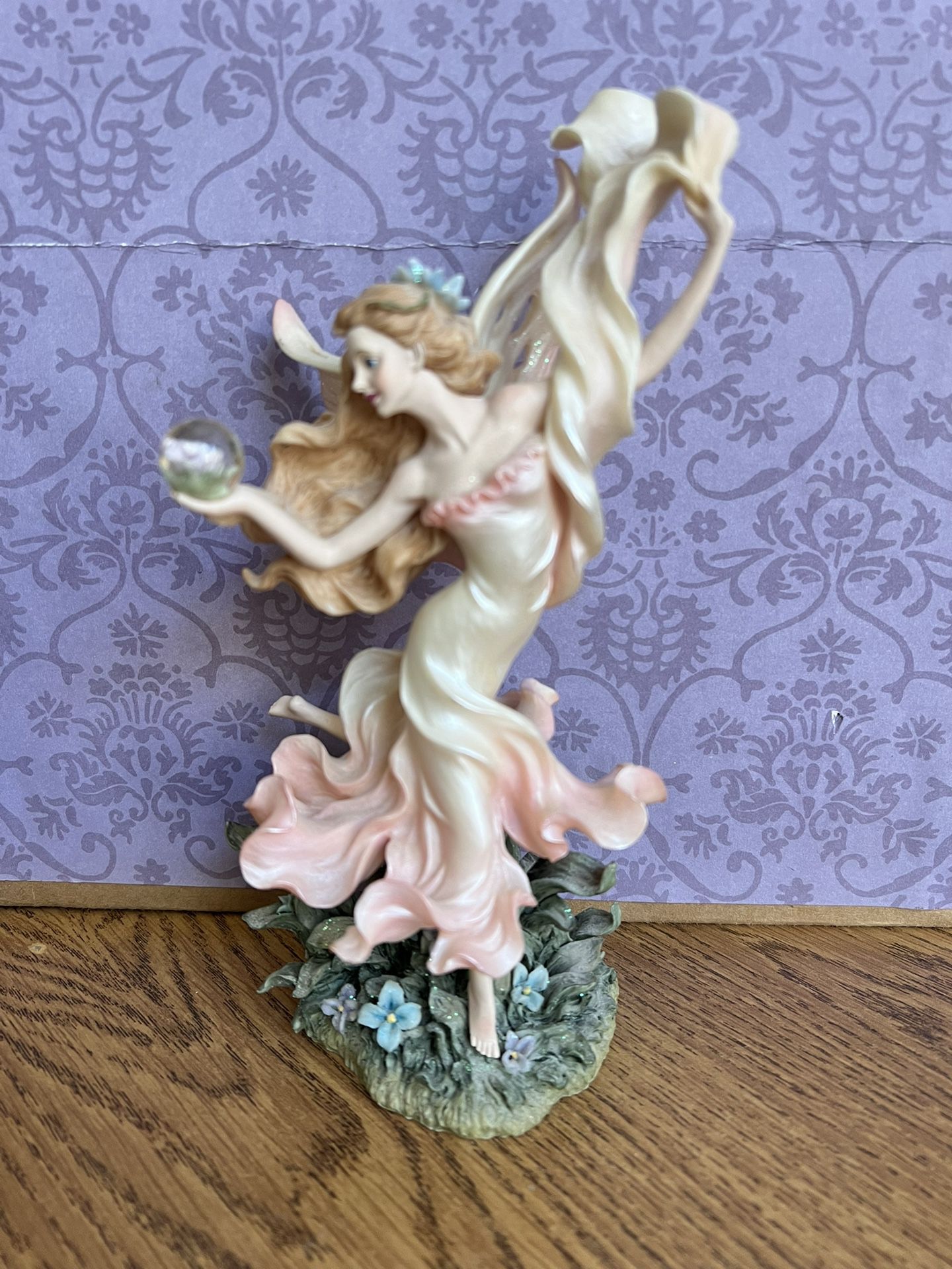 Vtg 2003 The Enchanted Garden Fairy Collection Figurine Rejoice In Lifes Beauty