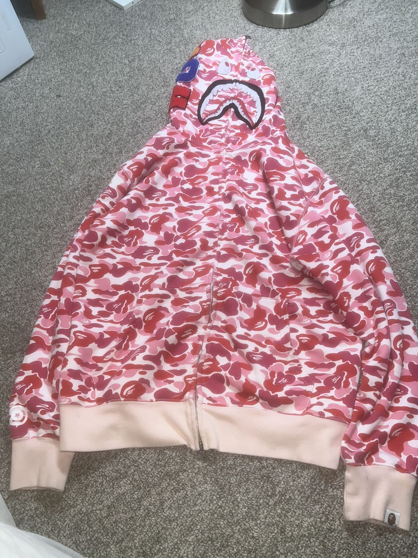 Bape Pink Hoodie