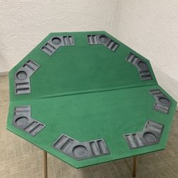 48" 8 Player Folding  Poker Table Top 