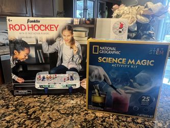 Kids science Majic & Table Top Hockey Game