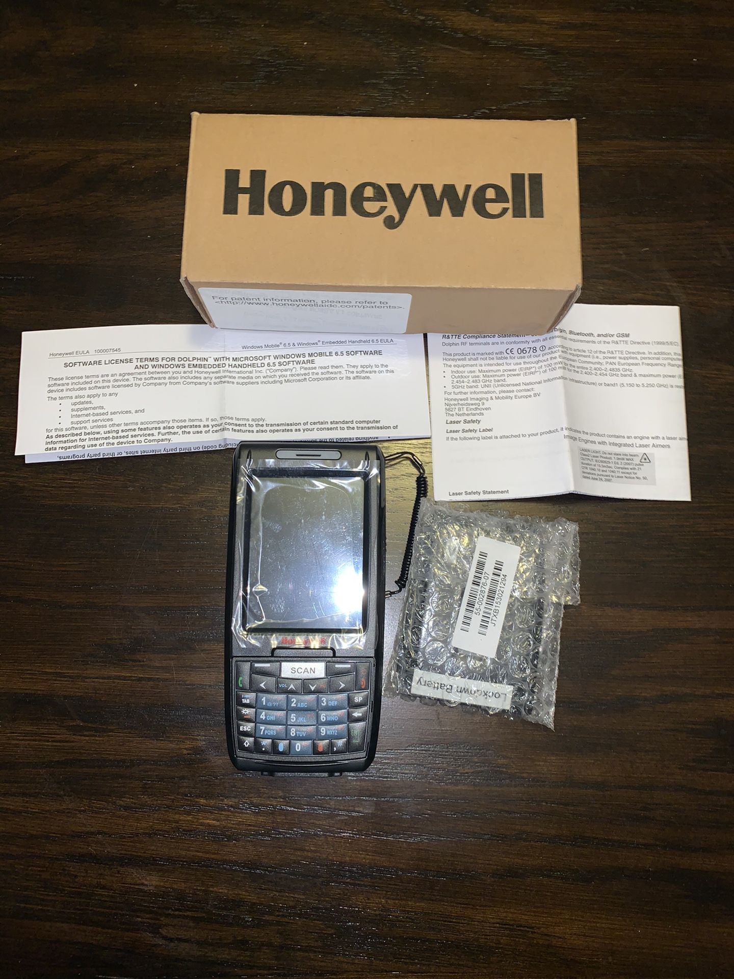 Honeywell Windows embedded 6.5 handheld software
